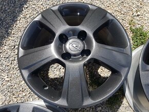 4x100 r15 hliníkové disky Opel grafit, Hyundai, Kia - 6