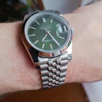 Custom mod seiko Datejust smooth bezel - 6