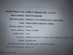 DELL Vostro 15 -  Core i5/7 gen /15,6" FULLHD/TOP STAVE/SSD - 6