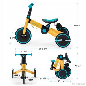 Odrážadlo trojkolka 2 roky 3v1 Kinderkraft 4Trike - 6