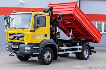 MAN TGA 18.280 4X4 TROJSTRANNÝ SKLÁPAČ + HYDRAULICKÁ RUKA - 6