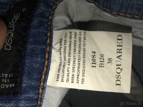 DSGUAREZ originál pánske jeansove capri nohavice 38 - 6