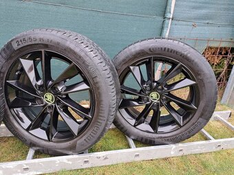 5x112 R17 orig Škoda 215/55R17 Borbet. - 6