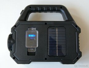 LED COB pracovné svetlo, 2400LM, 6 režimov, 1200mAh Solar - 6