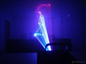 RGB laser 1W plnofarebný animačný, diaľkové ovládanie - 6