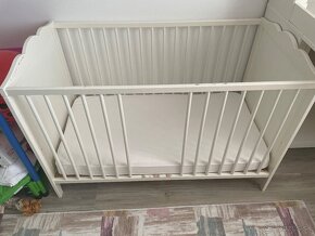 Detská posteľ + prebaľovací pult IKEA - 6