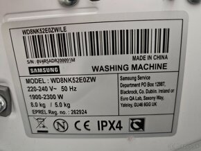 Práčka so sušičkou / Samsung WD8NK52E0ZW/LE - 6