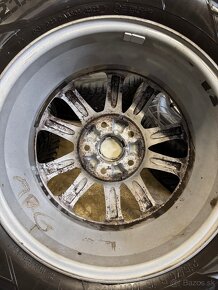 hliníkové disky hyundai r16, zimné pneumatiky 215/70r16 - 6