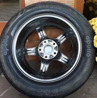 alu R15 5x110, Opel Astra, (+pneu 195/60, takmer NOVÉ) - 6