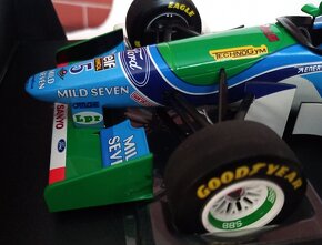 F1 BENETTON FORD B194 VÍTĚZ AUSTRÁLIE 1994 SCHUMACHER 1:18 - 6