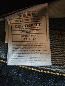 Predám Carhartt Revolt pant w32 - 6