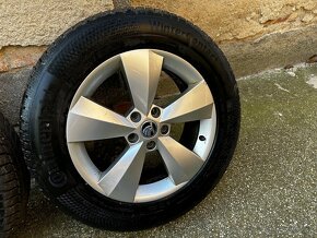 R17 Zimná sada Škoda rozteč 5x112 215/65 R17 Continental - 6