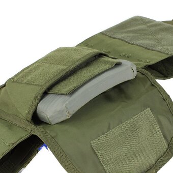 CONDOR OUTDOOR vesta DEFENDER MOLLE nosič plátov ČIERNA - 6