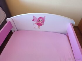 Detská posteľ BABY DREAMS 140/70-vzor Víla+madrac/box/stolik - 6
