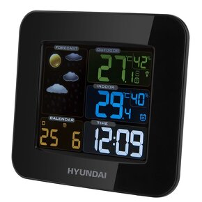 Predám novú meteostanicu  HYUNDAI WS 8446 ČIERNA - 6