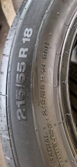 Predám 4ks.letné pneumatiky continental 215/55R18 95H. - 6