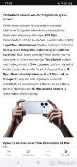 zľava 46% Xiaomi Redmi Note Pro Plus 13 - 6