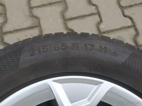 Orig. sada Audi, VW, Škoda, Seat 5x112 R17 + pneu 215/65 R17 - 6