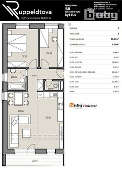 Na predaj 3 izbový byt, č. IIB_7G, v novostavbe, Martin - ši - 6