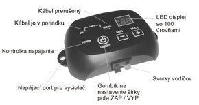 Elektronicky oplotok,ohradník pre psa, nabíjateľný - 6