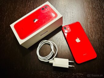 IPhone 11 128gb red product top stav - 6