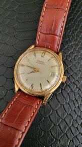 Predám starožitné Doxa automatic 14k zlaté plne funkčné. - 6