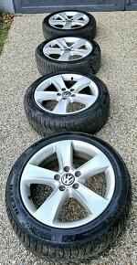 Volkswagen org. 6,5 J R17 5x112  ET 39 Alu.disky 205/50 r17 - 6