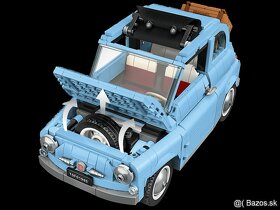 LEGO 77942 Fiat 500 Blue- svetlo modrá špeciálna edícia - 6