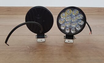 LED SVETLA OKRUHLE - 2ks - 42W + KABELÁŽ - 6