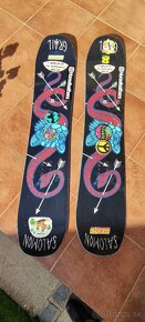 Detsky snowboardy Salomon + boty a viazanie Burton Step On - 6