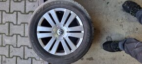 Sada alu disky orig. 5x112 R16 + pneu - 6