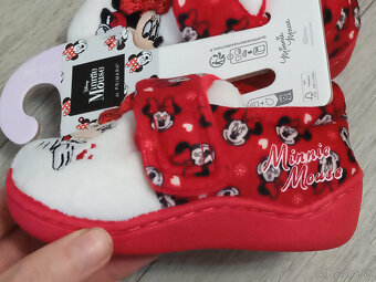 Mäkké teplé papučky Disney Minnie Mouse veľkosť 22 - 6