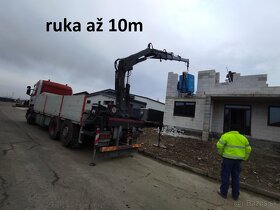 Autodoprava s hydraulickou rukou nosnosť až 12t. ruka až 10m - 6