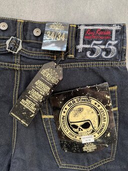 Moto kevlarové rifle King Kerosin Oldschool Jeans - 6