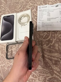 iPhone 15pro 128GB čierny titán - 6