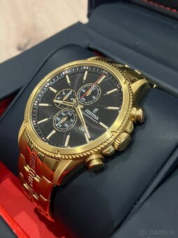 Zlate - cierne hodinky Festina Chronograph top stav - 6