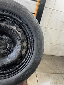 Plechové Disky R16 + letné pneu Dunlop - 6