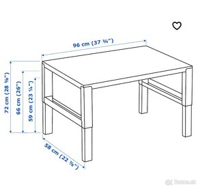 Písací stôl ikea Pähl - 6