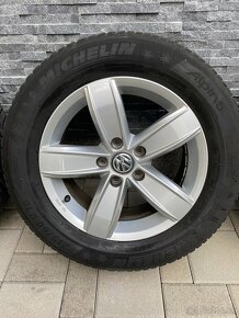 VW CORVARA  6,5Jx16 ET42  215/60/R16 MICHELIN ZIMNÉ - 6