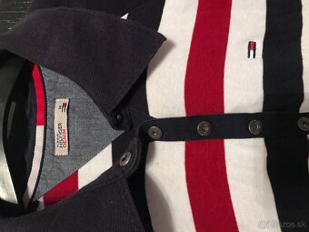 TOMMY HILFIGER originál damske pasikave tricko S/M - 6