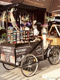 Pojazdný stanok na suveniry, cargo bike, bicykel - 6