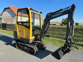 Minibagr Volvo EC15 hyd.podvozek+hyd.svahovka,2007 - 6