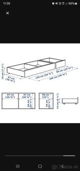 4x Ikea šuflíky/úložné boxy pod posteľ - 6