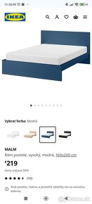 Predam ram postele IKEA Malm - 6