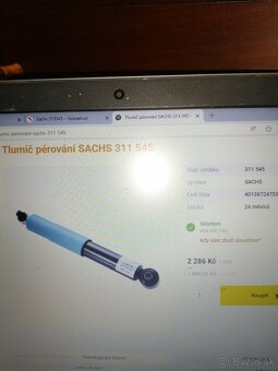 Jaguar prodám nové tlumiče SACHS - 6