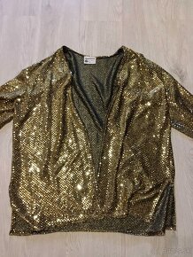 feminine collection gold damsky trblietavy cardigan-sveter - 6