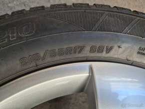 sada na SUPERB 5x112 r17 ET41 + celoročné 215/55 r17 FALKEN - 6