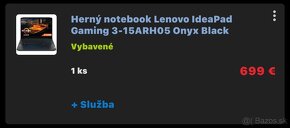 Lenovo IdeaPad Gaming 3-15ARH05 Onyx Black - 6