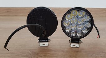 LED SVETLA OKRUHLE - 2ks - 42W + kabeláž - 6