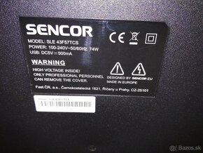43" LED Televízor Sencor SLE43F57TCS, uhlopriecka109cm - 6